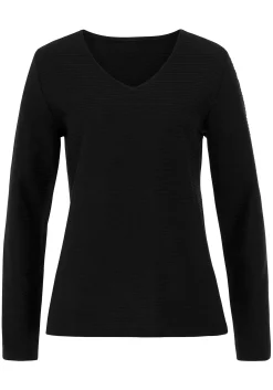 Shirts|LASCANA Langarmshirt schwarz