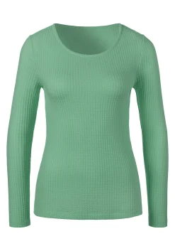Shirts|LASCANA Langarmshirt hellblau,grün