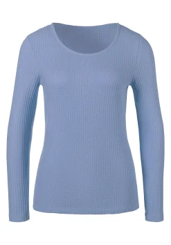Shirts|LASCANA Langarmshirt hellblau,grün