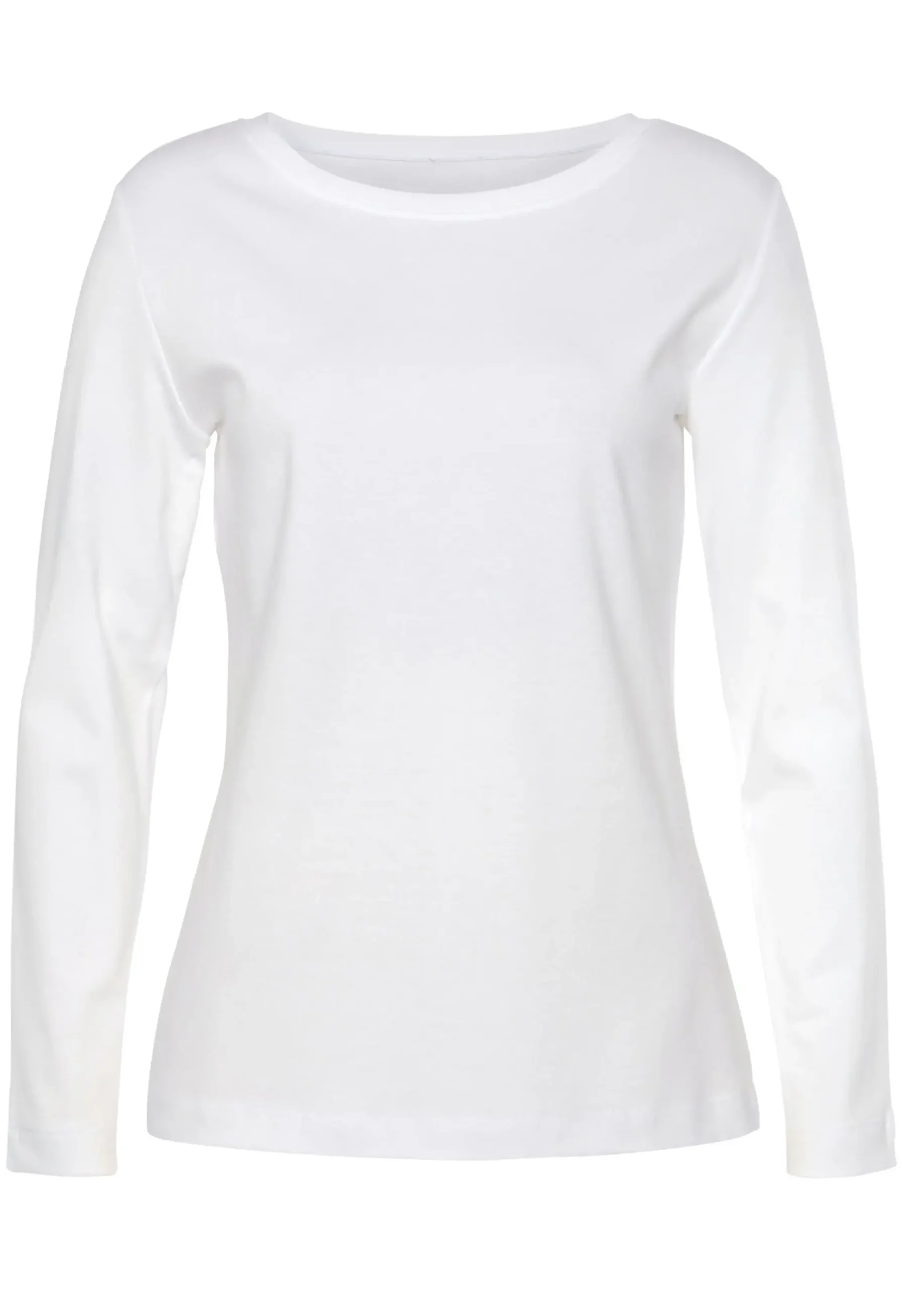 Shirts|Vivance Langarmshirt weiß,black