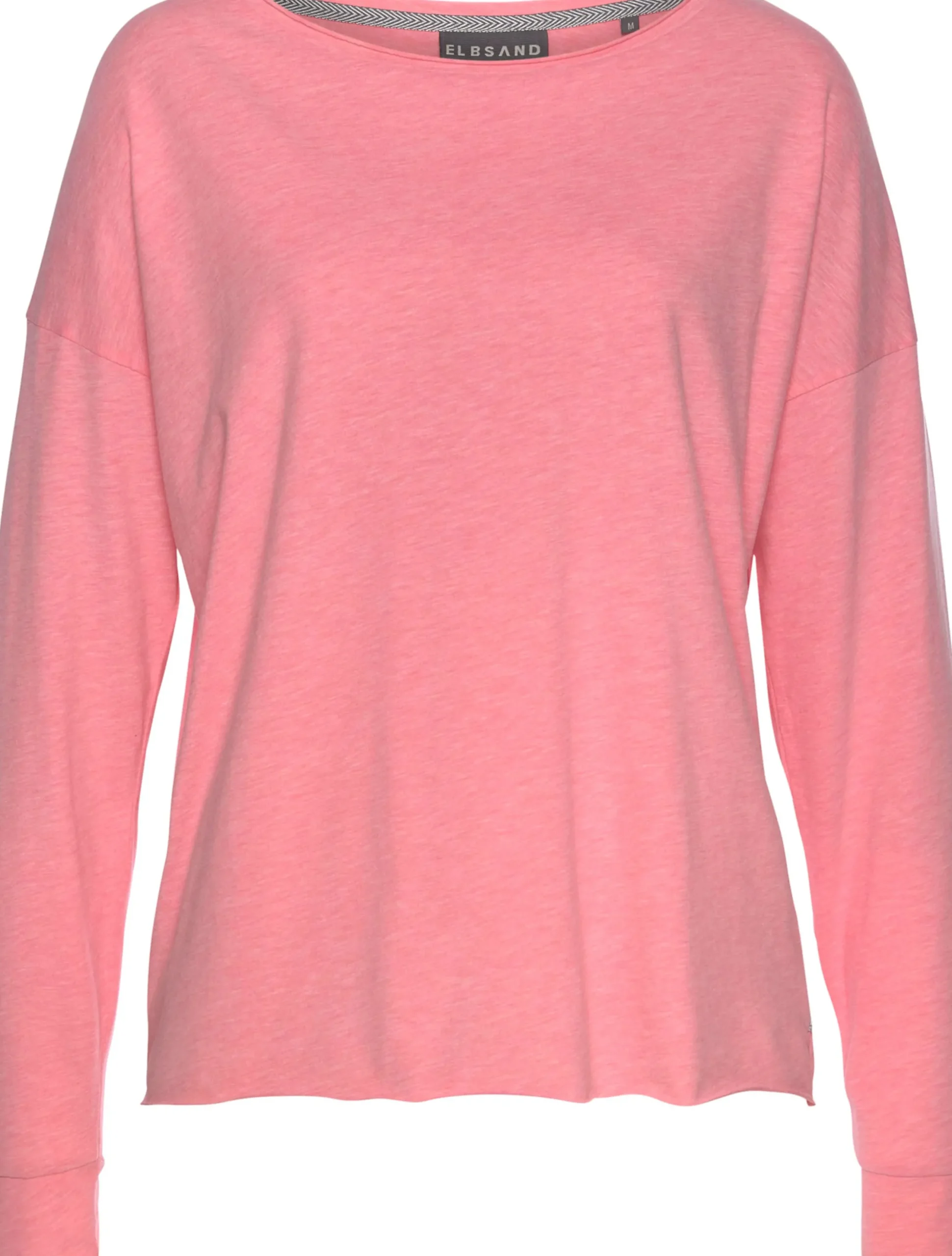 Strandmode|Elbsand Langarmshirt lachsmeliert