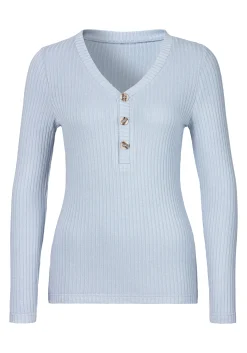 Shirts|LASCANA Langarmshirt hellblau