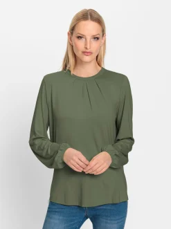Pullover|heine Langarmshirt khaki
