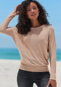 Shirts|Vivance Langarmshirt beige