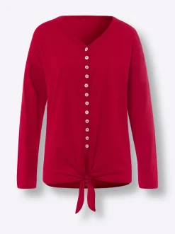 Shirts|heine Langarmshirt rot
