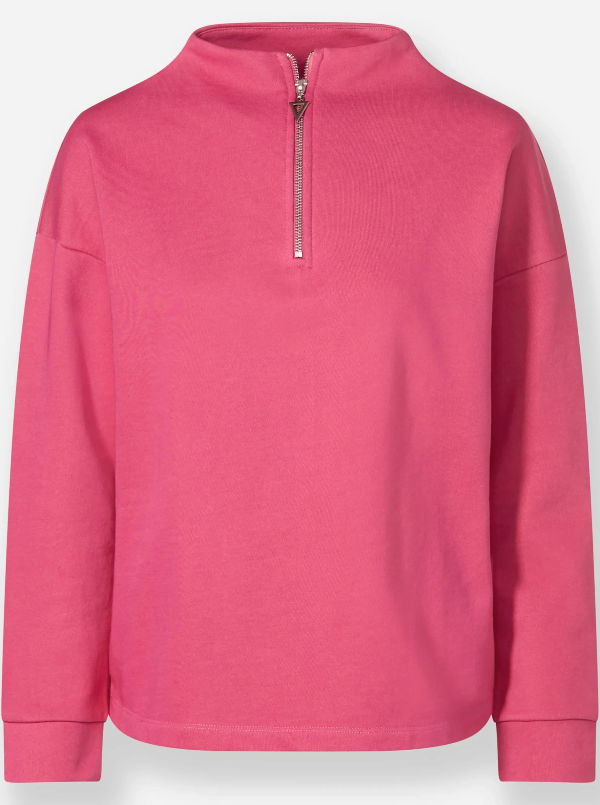 Shirts|heine Langarmshirt mit Stehkragen fuchsia