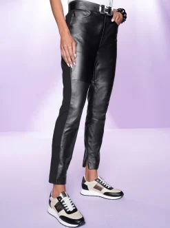 Ledershop|Hosen|heine Lederhose schwarz