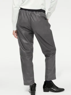 Ledershop|heine Lederhose grau