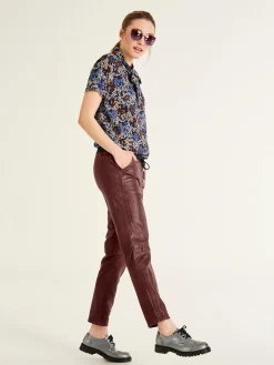 Ledershop|heine Lederhose braun