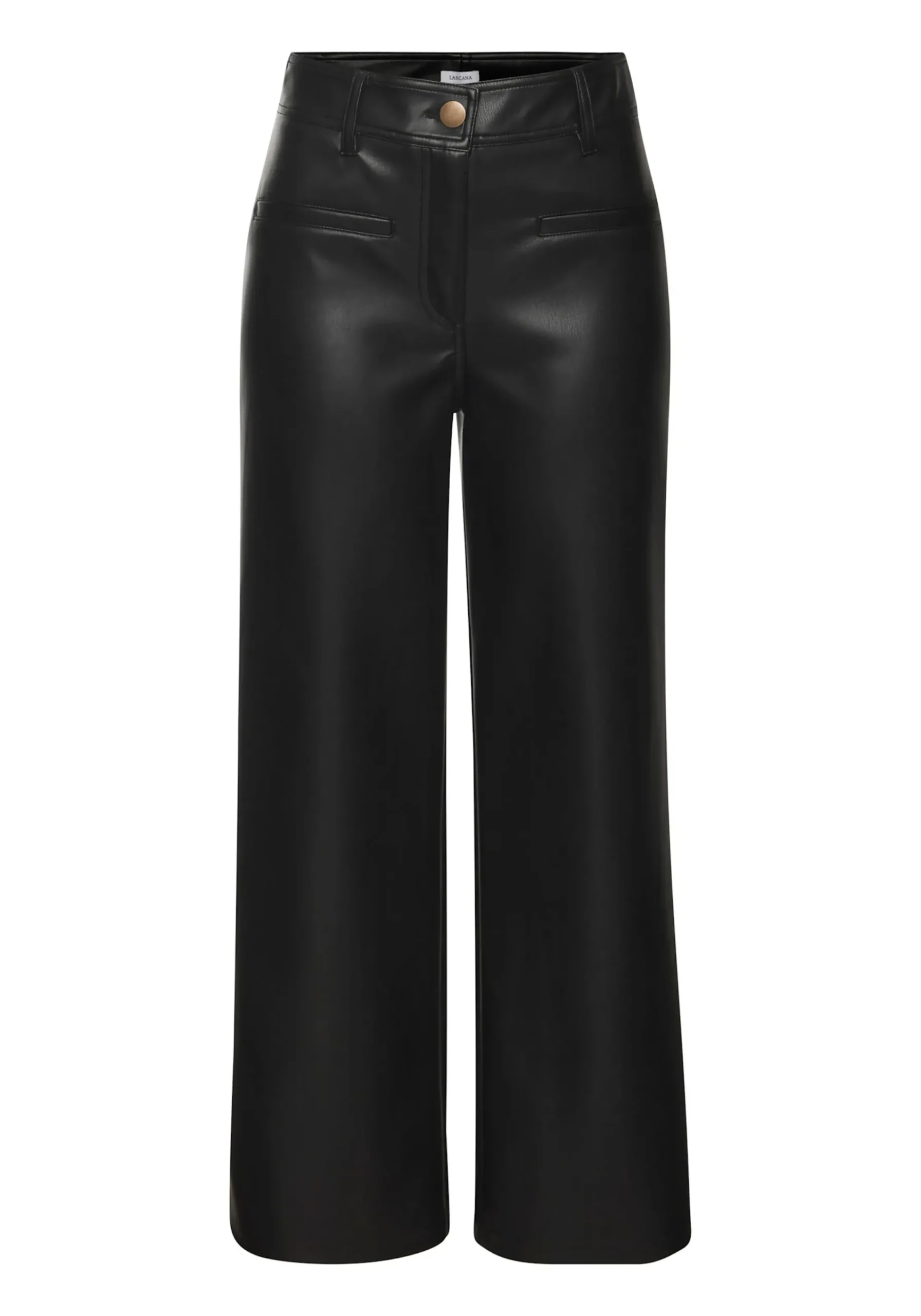 Hosen|LASCANA Lederimitathose schwarz