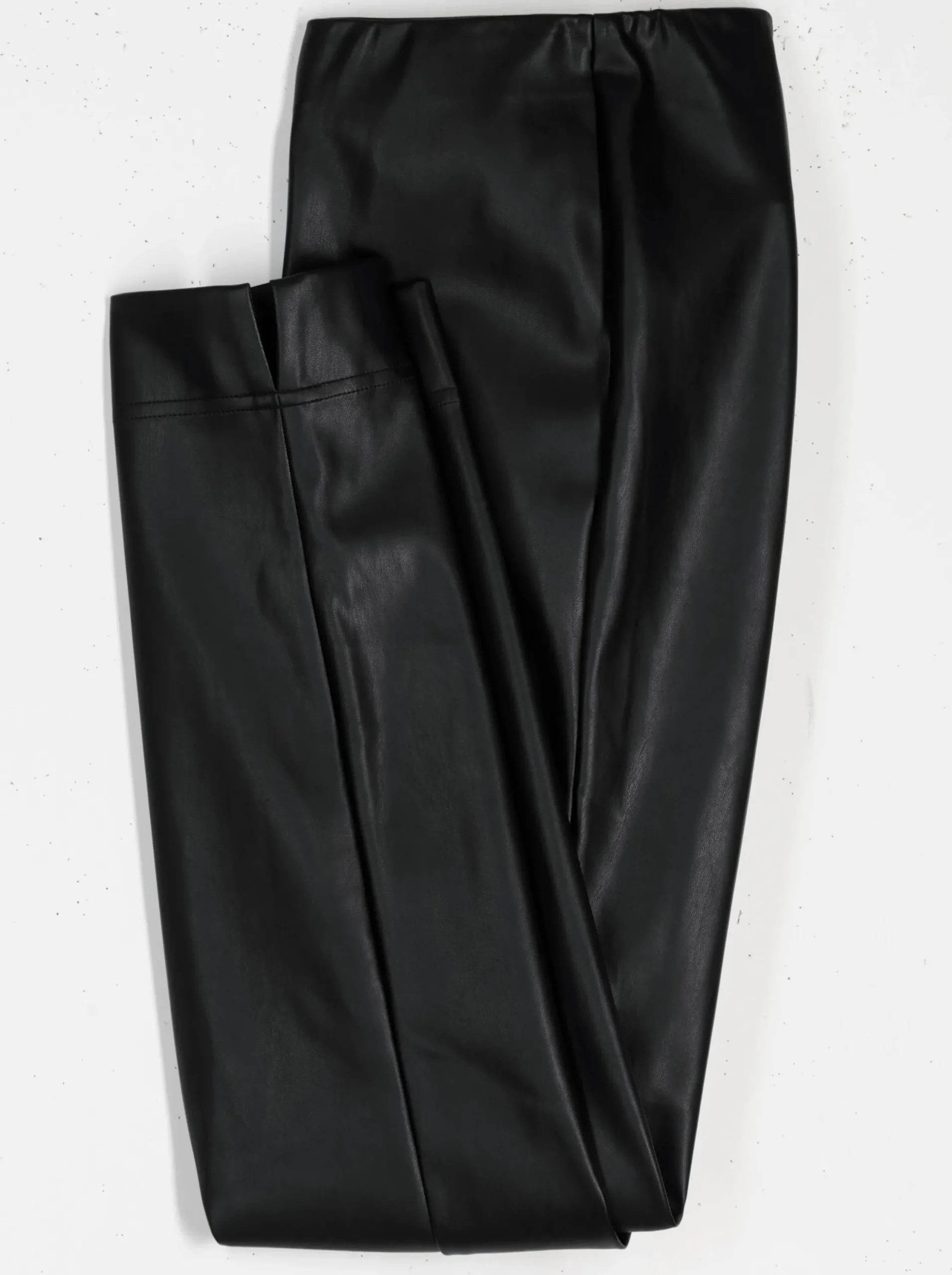 Lederimitat|Hosen| Lederimitathose in schmaler Schnittform schwarz