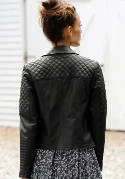 Lederimitat|Jacken|LASCANA Lederimitatjacke schwarz