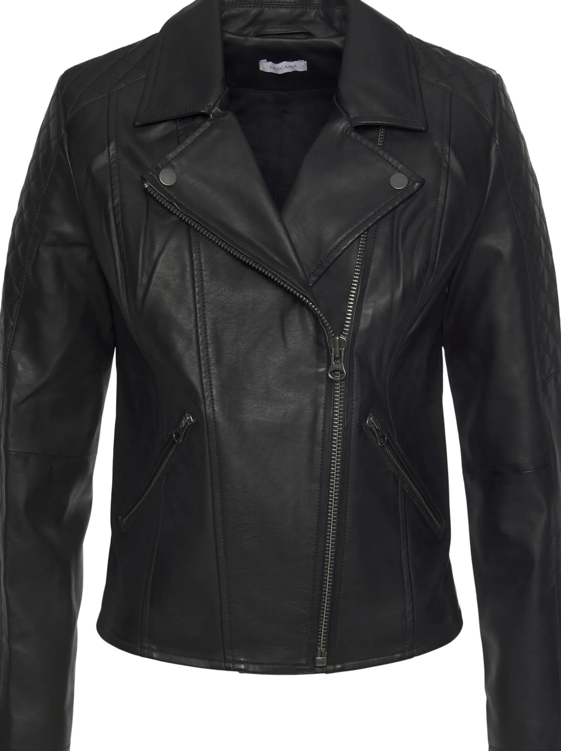 Lederimitat|Jacken|LASCANA Lederimitatjacke schwarz