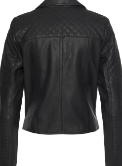 Lederimitat|Jacken|LASCANA Lederimitatjacke schwarz