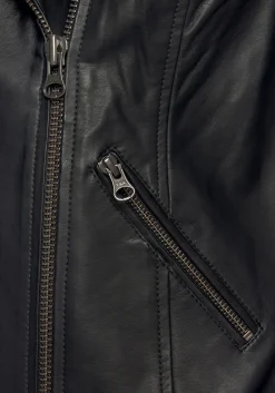 Lederimitat|Jacken|LASCANA Lederimitatjacke schwarz