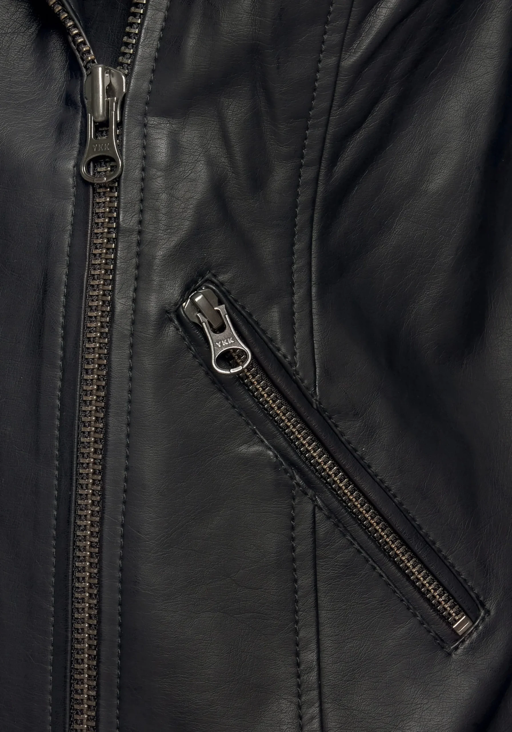 Lederimitat|Jacken|LASCANA Lederimitatjacke schwarz