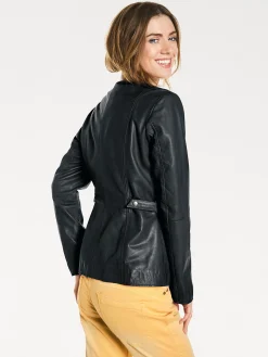 Ledershop|heine Leder-Jacke schwarz
