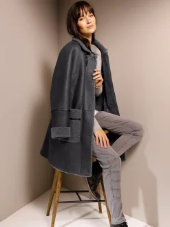 Ledershop|Mainpol Lederjacke anthrazit