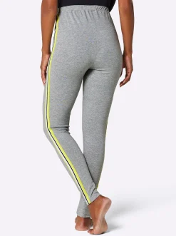 Homewear|Hosen|feel good Leggings grau-meliert