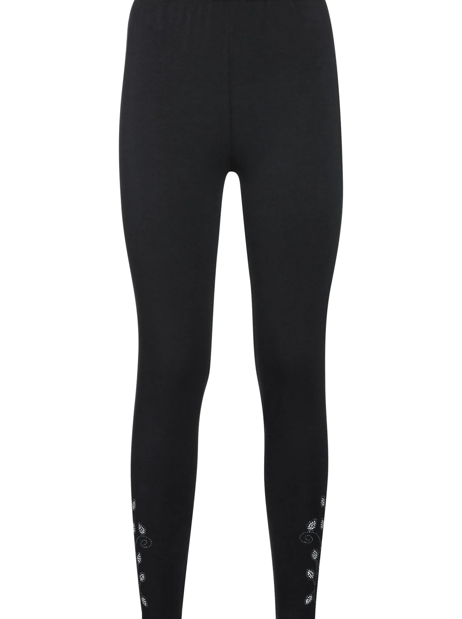 Homewear|feel good Leggings schwarz+grau-meliert