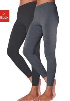 Hosen| Leggings anthrazit-meliert,schwarz