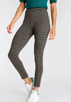 Strandmode|Hosen|LASCANA Leggings beigeschwarzgemustert