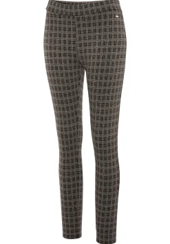 Strandmode|Hosen|LASCANA Leggings beigeschwarzgemustert