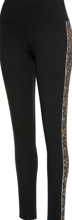 Hosen|Buffalo Leggings schwarz-gemustert