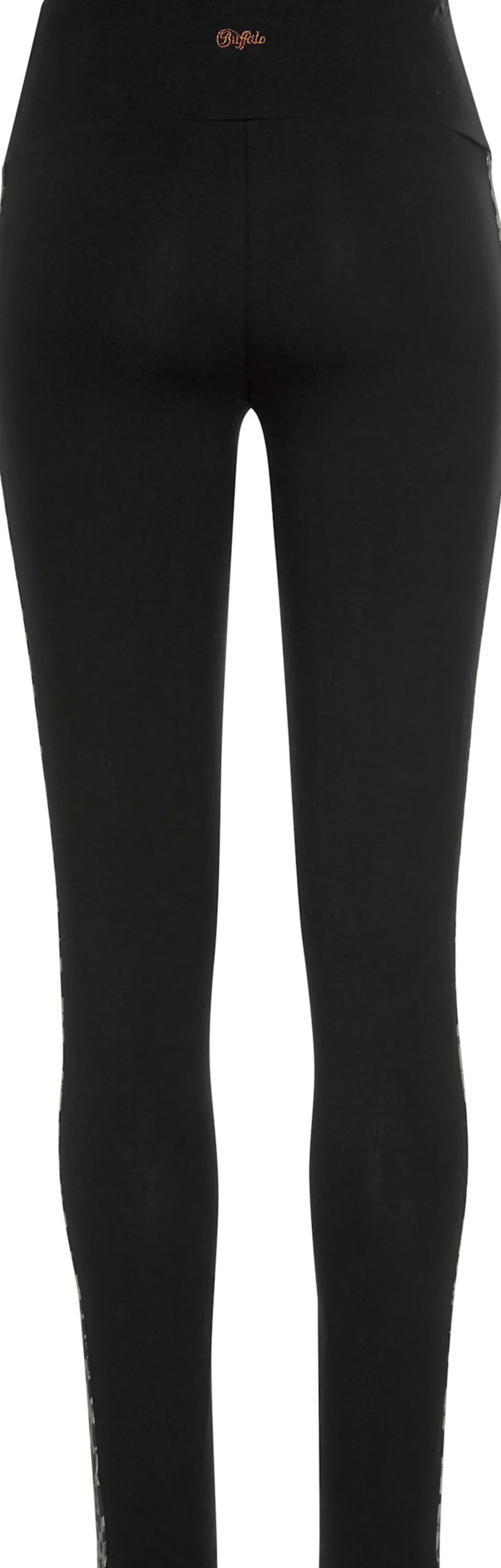 Hosen|Buffalo Leggings schwarz-gemustert