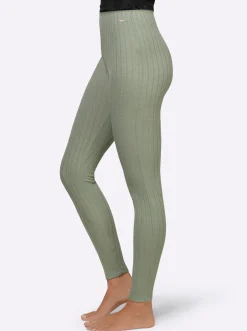 Homewear|Homewear|feel good Leggings lindgrün