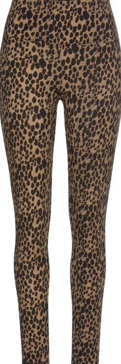 Hosen|Buffalo Leggings camelfarben-schwarz-leo