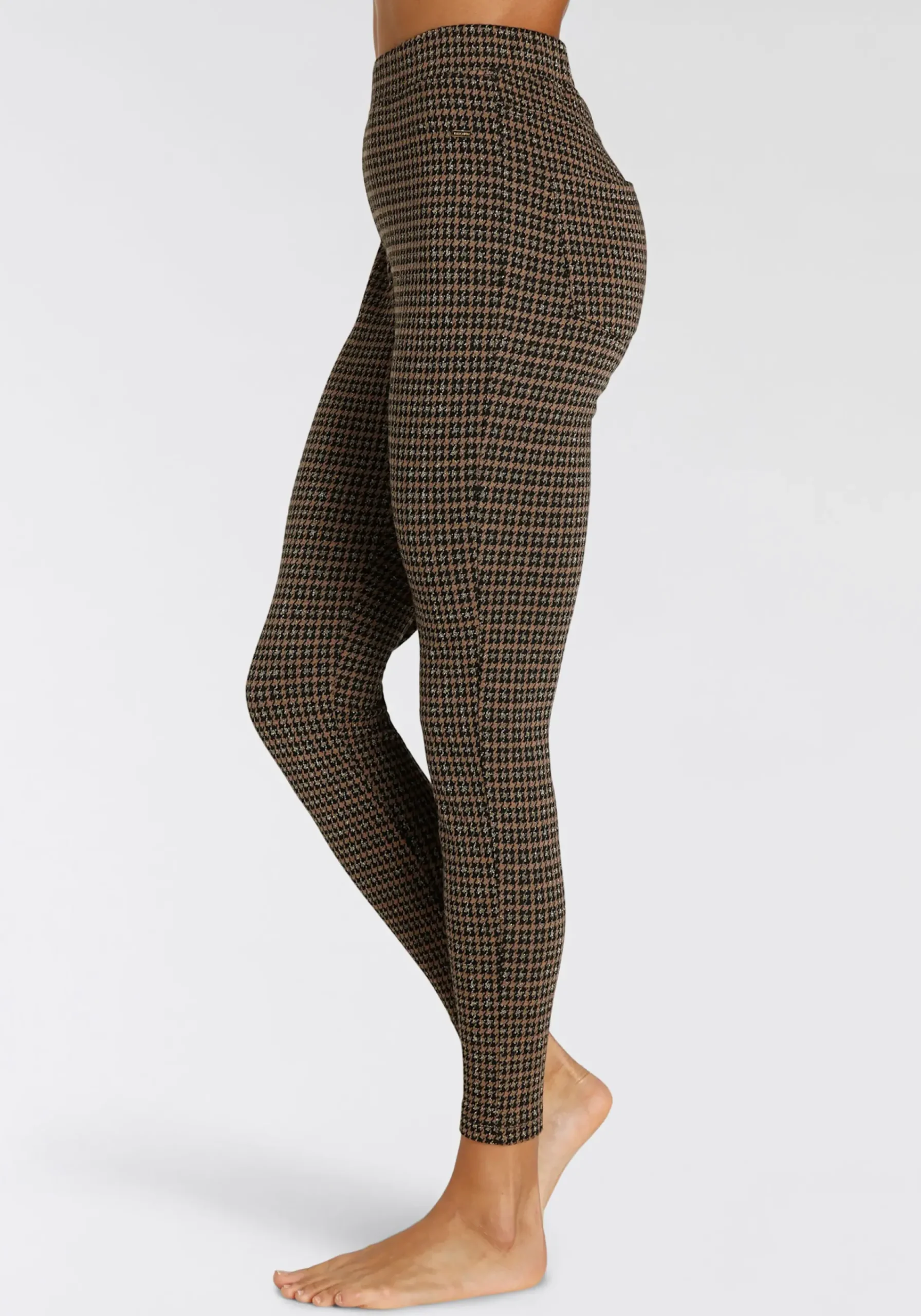 Strandmode|Hosen|LASCANA Leggings goldgemustert