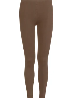 Hosen|Rogo Leggings mit Dehnbund braun
