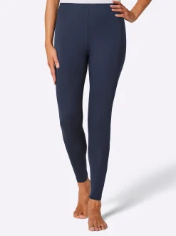 Homewear|Homewear| Leggings mit Dehnbund marine