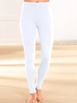 Hosen| Leggings mit Rundum-Dehnbund weiß