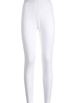Hosen| Leggings mit Rundum-Dehnbund weiß