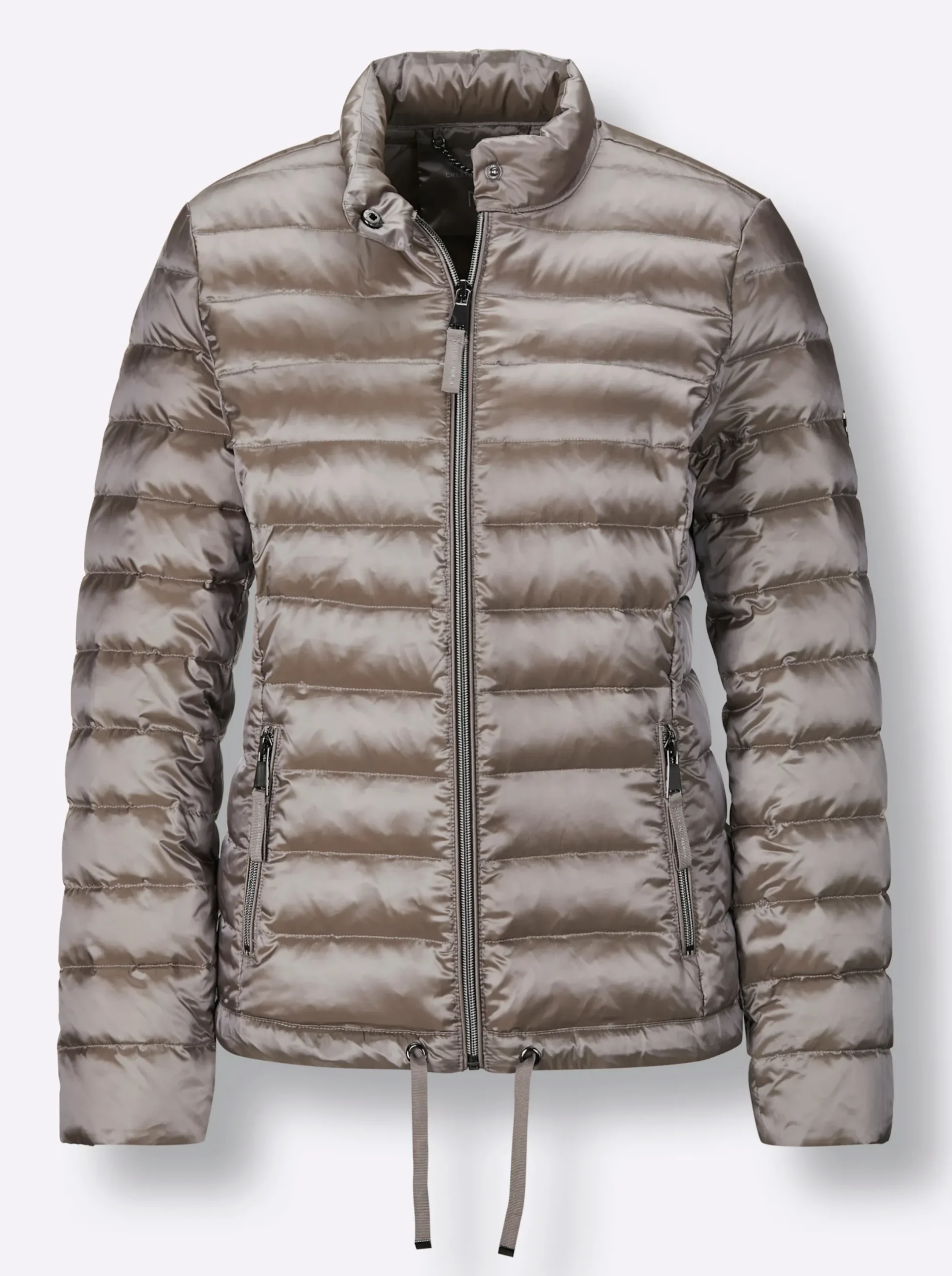 Jacken|CREATION L PREMIUM Leichtdaunenjacke mit Pack-away-Beutel für unterwegs taupe-hellgrau