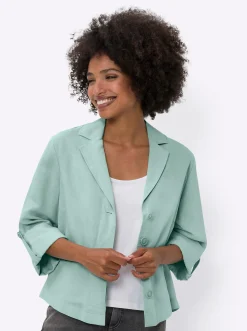 Blazer|heine Leinenblazer kalkmint