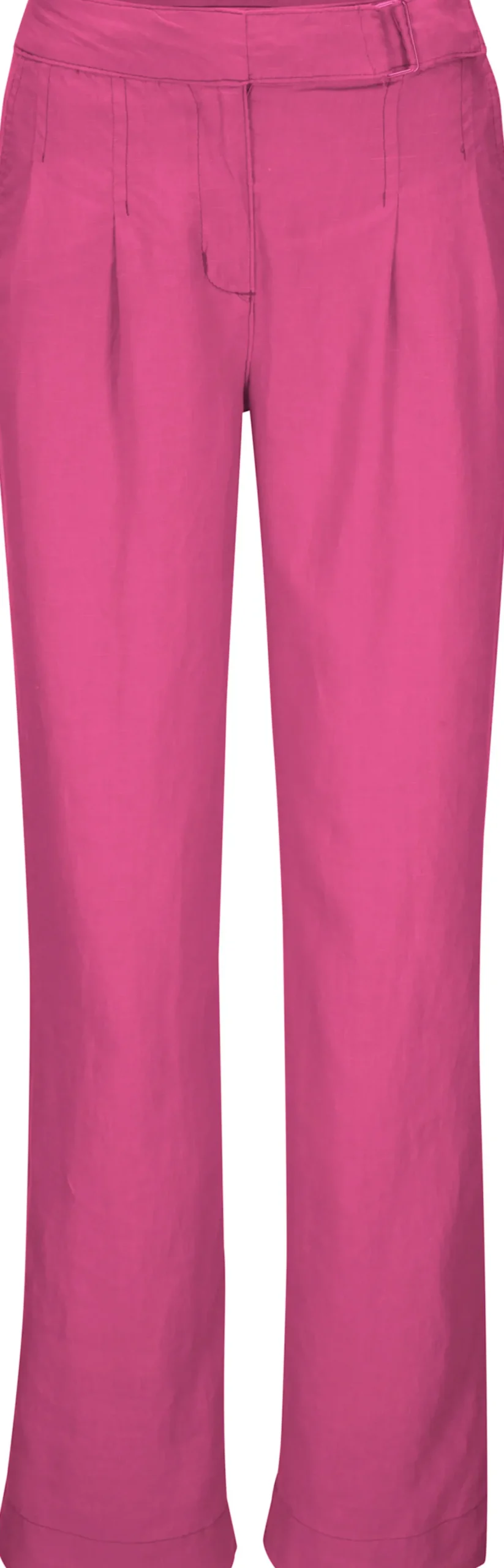 Hosen|heine Leinenhose himbeere