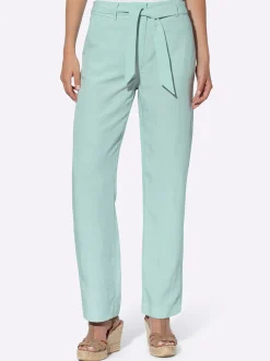 Hosen|heine Leinenhose kalkmint