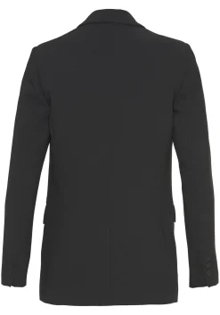 Blazer|LASCANA Longblazer schwarz