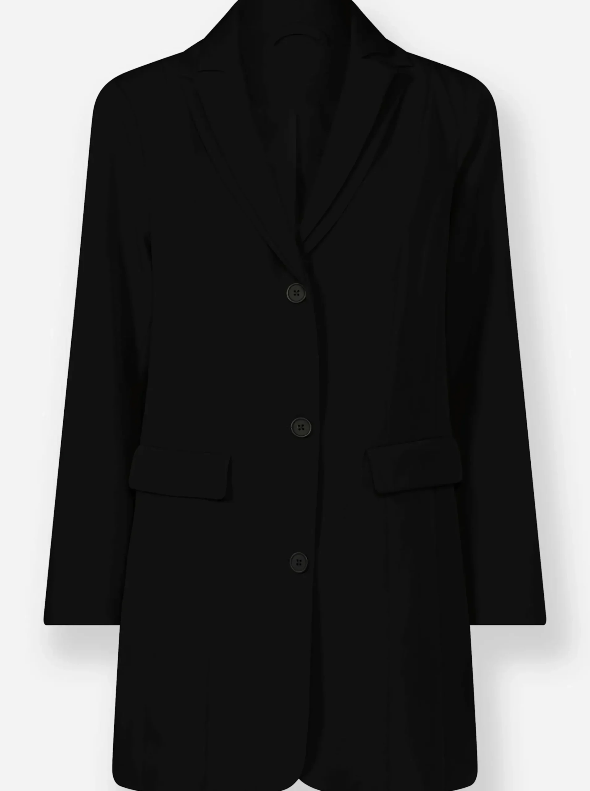 Blazer|heine Longblazer mit doppeltem Revers schwarz