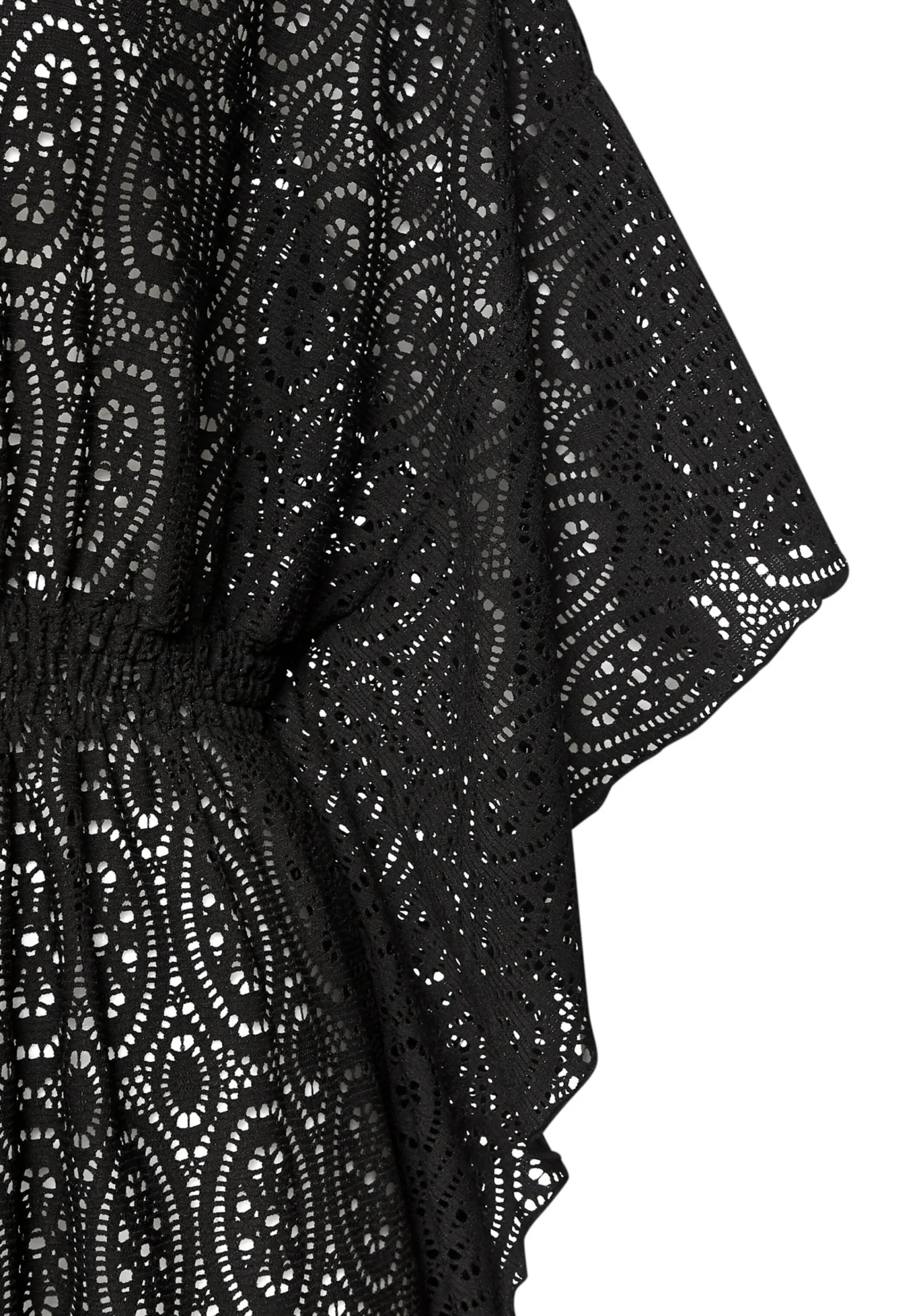 Strandmode|Blusen|LASCANA Longbluse schwarz