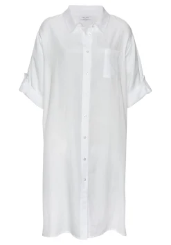 Blusen|LASCANA Longbluse weiß