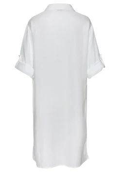 Blusen|LASCANA Longbluse weiß