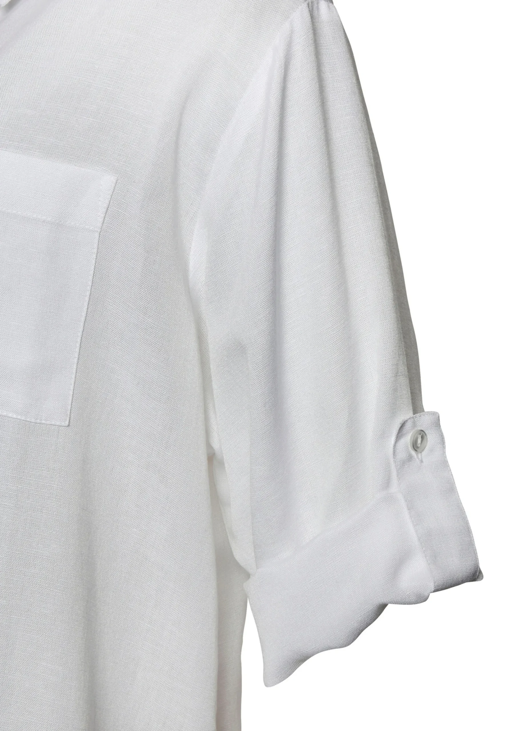 Blusen|LASCANA Longbluse weiß
