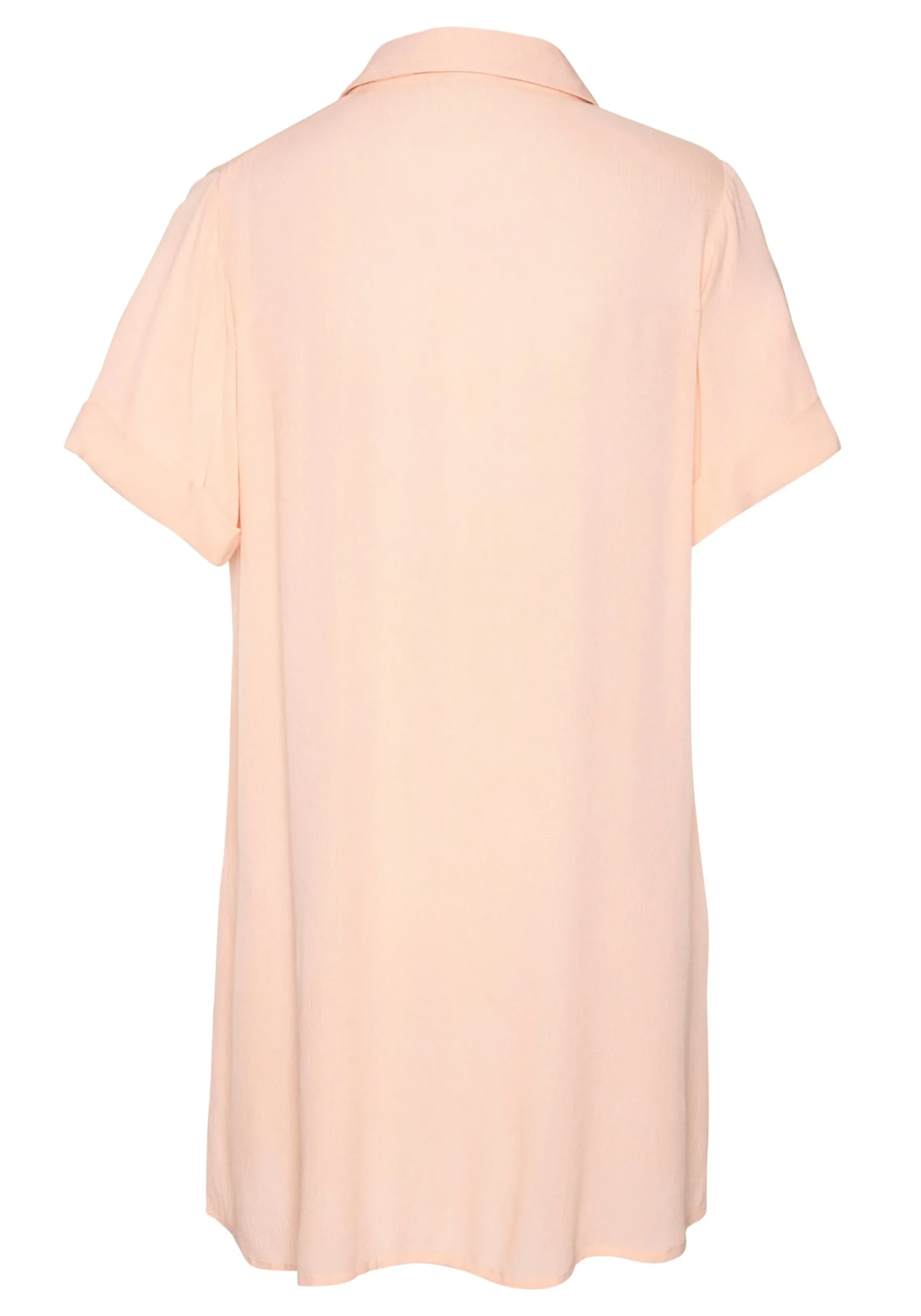 Strandmode|Blusen|LASCANA Longbluse peach