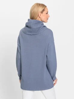 Pullover|heine Longpullover taubenblau