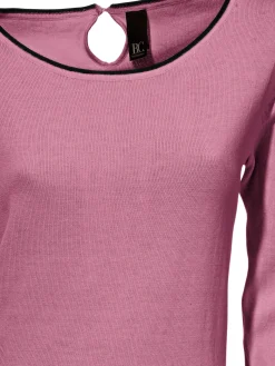 Pullover|heine Longpullover mit Cut-Outs hinten mauve