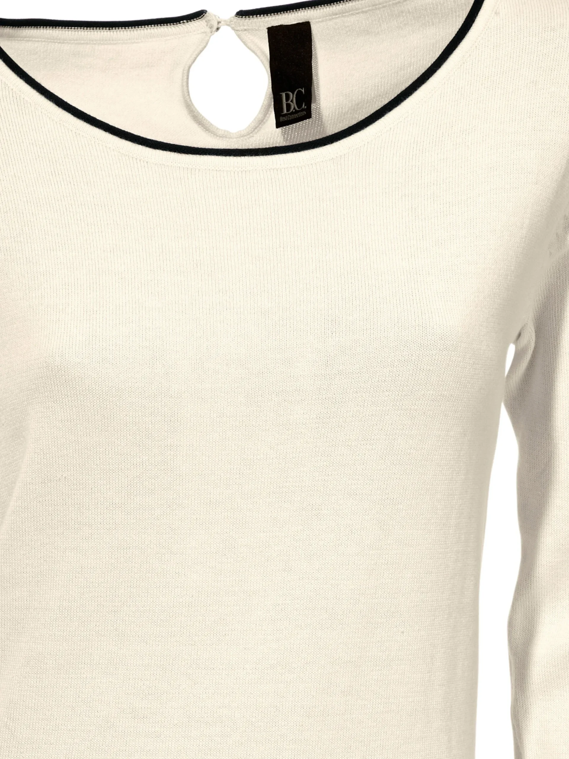 Pullover|heine Longpullover mit Cut-Outs hinten ecru